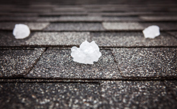Severe weather events can produce hail and cause long-term problems to a roof.